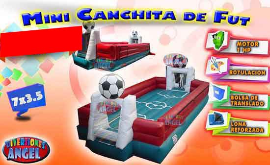 Brincolin Mini Canchita de Futbol 7x3.5
